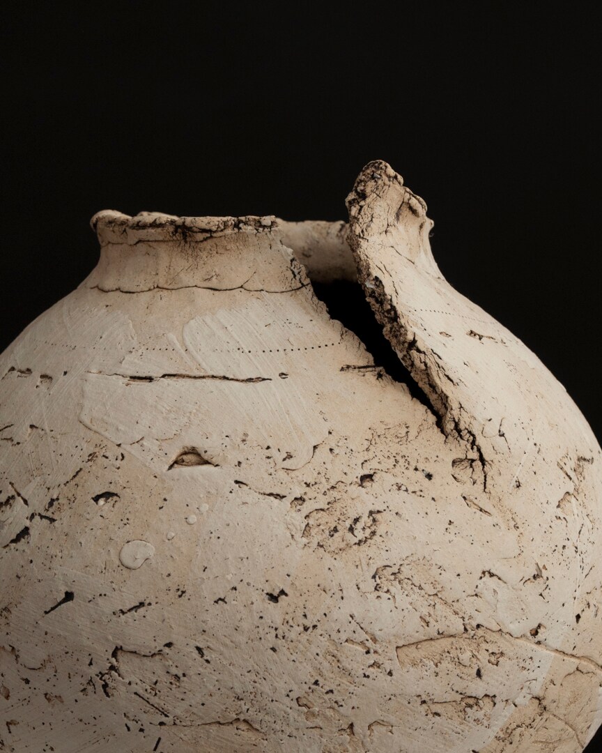 高橋亜希子 花器　陶器　壺　手捻り 高橋亜希子 壺 - Jikonka ONLINE SHOP